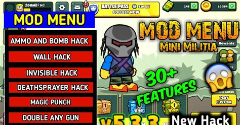 mini militia menu mod v5.3.7